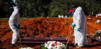 Brasil roza los 14 millones de casos por covid y camina a las 375.000 muertes