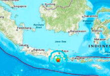 Un terremoto de magnitud 6 sacude las aguas al sur de isla indonesia de Java