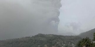Volcán Soufriere en San Vicente y las Granadinas registra nueva erupción