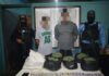 Policías Preventivos capturan a dos sujetos en posesión de unas diez libras de marihuana y otros indicios