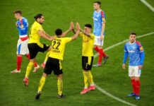 El Dortmund se clasifica con goleada a la final de la Copa de Alemania