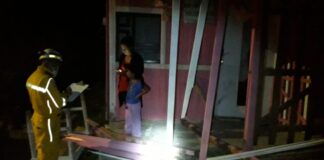 Tegucialpa vehículo impacto contra vivienda en la colonia Nueva Capital dejando perdidas materiales