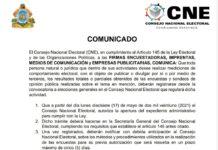 Habrá multas por publicar encuestas sin autorización por parte del CNE