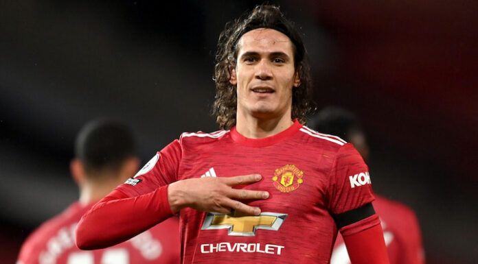 Cavani renueva con el Manchester United hasta 2022