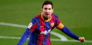 Messi es el máximo goleador de la liga española por quinto año consecutivo