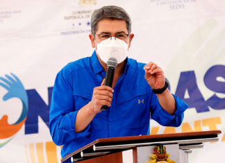Los que promueven la violencia van recibir el rechazo de los hondureños, advierte presidente Hernández