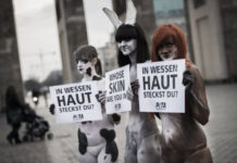 PETA protesta ante la tienda neoyorquina de Hermès por su uso de pieles