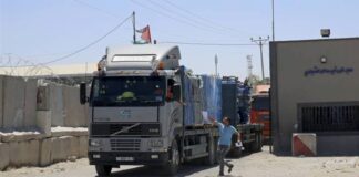 Israel reabre paso comercial con Gaza por seis horas para el traslado de material humanitario