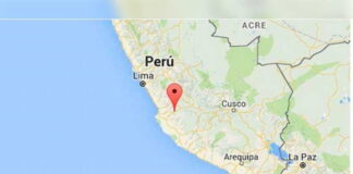 Un sismo de magnitud 5,6 sacude la costa central de Perú
