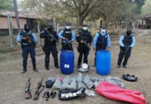 Fiscalía de Talanga junto a la DPI desmantelan supuesto centro de distribución de drogas