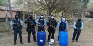 Fiscalía de Talanga junto a la DPI desmantelan supuesto centro de distribución de drogas