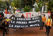 Tensión por protestas para que no se juegue la Libertadores en Colombia