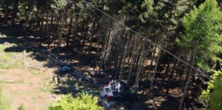 Trece muertos y tres heridos en el accidente de un teleférico en Italia
