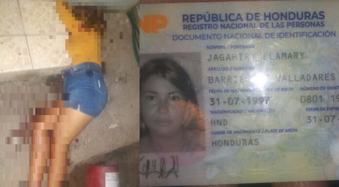 De varios impactos de bala asesinan a una estudiante de medicina en el Barrio El Centro de Támara