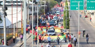 Comenzó la marcha del Día del Trabajador en Tegucigalpa