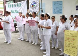 En paro de labores las enfermeras auxiliares de SPS por falta de pago