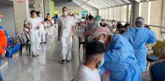 Inicia la jornada de vacunación a estudiantes y docentes del área de la salud en Tegucigalpa