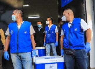 Gobierno de Nayib Bukele envió hoy 16 mil vacunas para Nueva Ocotepeque y Choluteca