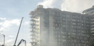 Incendio dificulta labores de rescate de sobrevivientes en derrumbe de Miami