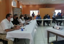 Policía Nacional y autoridades de SINAGER se reúnen ante contagios masivos de Covid-19 en zona oriental