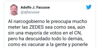 «Al narcogobierno le preocupa mucho meter las ZEDES»: Adolfo Facussé