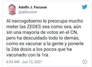 «Al narcogobierno le preocupa mucho meter las ZEDES»: Adolfo Facussé