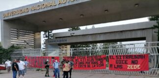 Sitraunah protesta exigiendo un reajuste salarial del 6,1% y la vacunación Covid-19