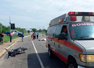 Accidente de transito en Comayagua deja una persona muerta y tres heridos