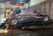 Dos fallecidos y un herido dejó un aparatoso accidente en el bulevar Juan Pablo II