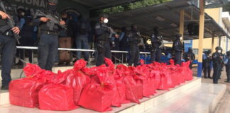 Más de nueve mil kilos de cocaína han sido decomisados durante el primer semestre del 2021 en Honduras