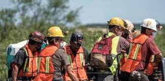 Suman cinco los mineros hallados sin vida en el derrumbe del norte de México