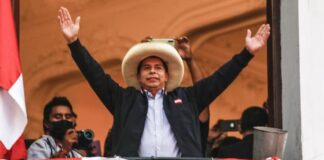 El maestro rural, Pedro Castillo se declara ganador de las elecciones de Perú