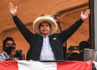 El maestro rural, Pedro Castillo se declara ganador de las elecciones de Perú