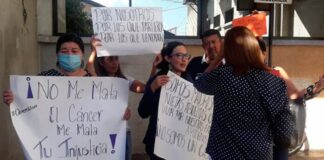 Pacientes con cáncer realizan protestas por falta de medicamentos en el IHSS