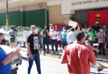 Empleados públicos realizan plantones y asambleas informativas exigiendo el pago de quinquenios
