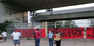 Sindicato de Trabajadores de la UNAH realizan protestas este día en la capital por diferentes causas