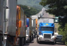 Transportistas de carga pesada anuncian paro de labores exigiendo ser inmunizados contra el Covid-19