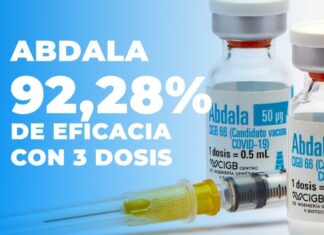 ¡Nueva vacuna cubana! “Abdala” tiene 92% de eficacia contra el Covid-19