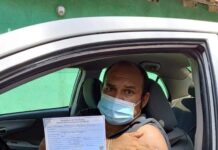 Hoy dio inicio la vacunación del sector transporte de taxis en San Lorenzo, Valle