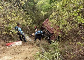 Accidente vial deja una persona muerta y un herido en el desvío a San Juancito, carretera hacia Valle de Ángeles