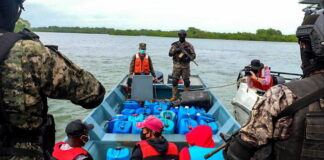 La Fuerza Naval de El Salvador incauta un cargamento de cocaína valorado en 14,5 millones de dólares