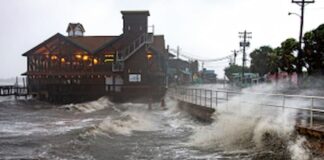 Tormenta tropical Elsa toca tierra en Florida