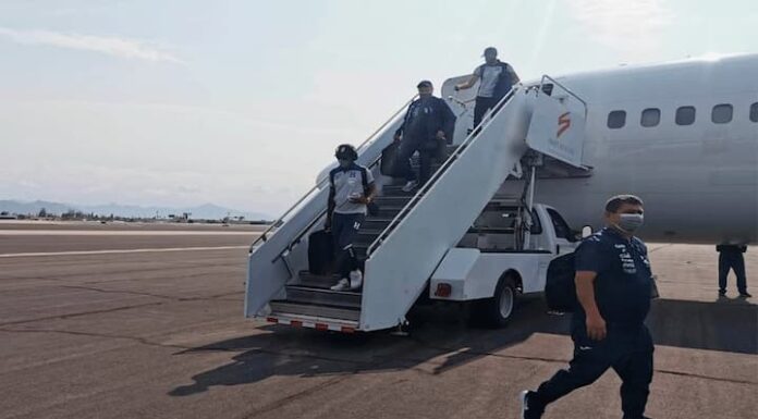 La selección hondureña ya está en Phoenix con la mentalidad de eliminar a México en Copa Oro