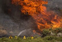 Casi 3.000 bomberos batallan el incendio más grande del año en California