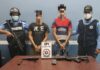 Dos supuestos miembros MS-13 son detenidos con armas prohibidas en Yoro
