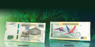 El BCH presenta oficialmente el nuevo billete de 200 lempiras