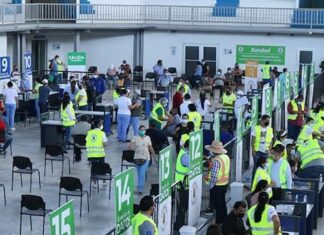 Cinco mil personas vacunarán a diario en estadio Olímpico