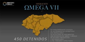 Operación Omega VII dejó 450 personas detenidas y más de 500 requerimientos fiscales