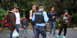 Honduras detiene a 149 nicaragüenses y 31 presuntos traficantes de personas