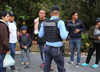 Honduras detiene a 149 nicaragüenses y 31 presuntos traficantes de personas